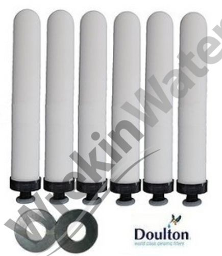 Doulton W9121200/British Berkefeld W9121207 Gravity Supersterasyl Undersink  Ceramic Candle Filter (2 PACK)