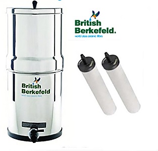 British Berkefeld Doulton Gravity Fed Water Filtration System